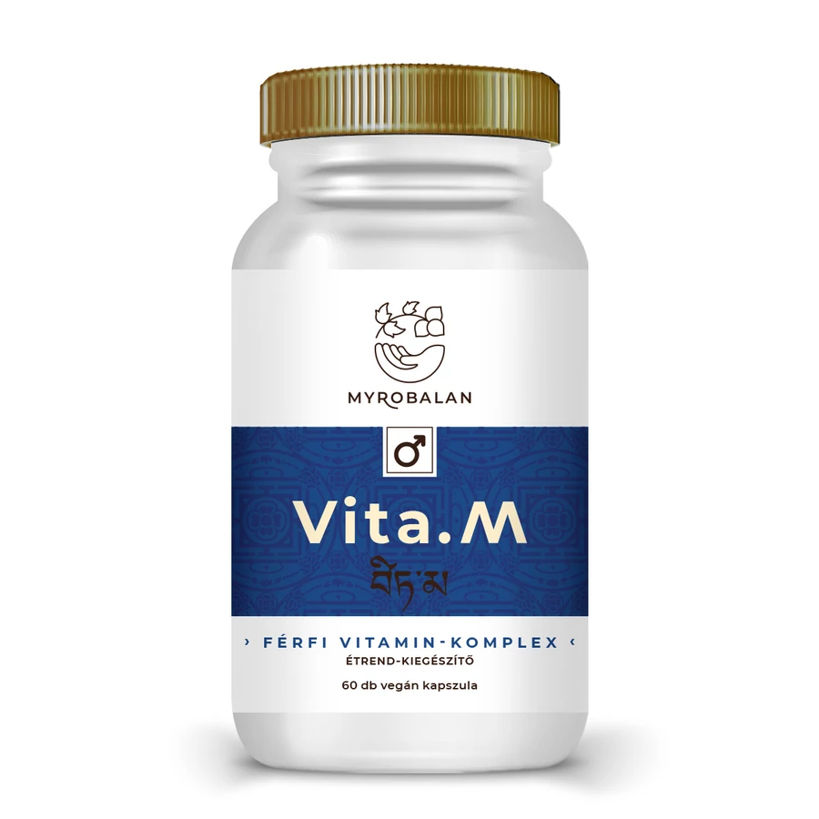 Myrobalan Vita.M férfi vitamin-komplex - 60db Myrobalan Vita.M férfi vitamin-komplex - 60db