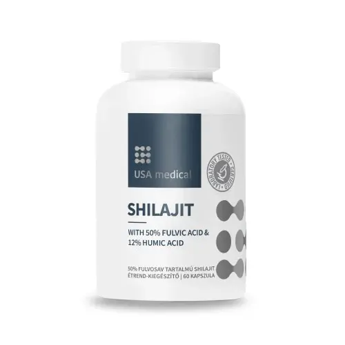 USA Medical Shilajit kapszula 50% fulvosav tartalommal - 60db