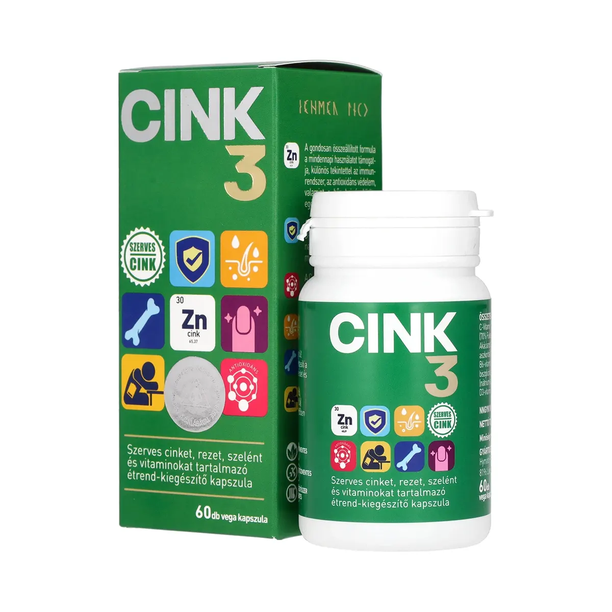 Hymato Cink 3 komplex - 60db