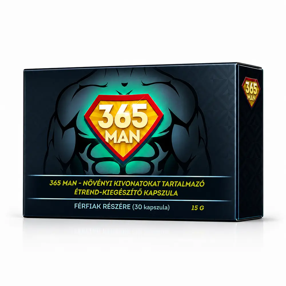 365 Man étrend kiegészítő kapszula férfiaknak - 30db 365 Man étrend kiegészítő kapszula férfiaknak - 30db