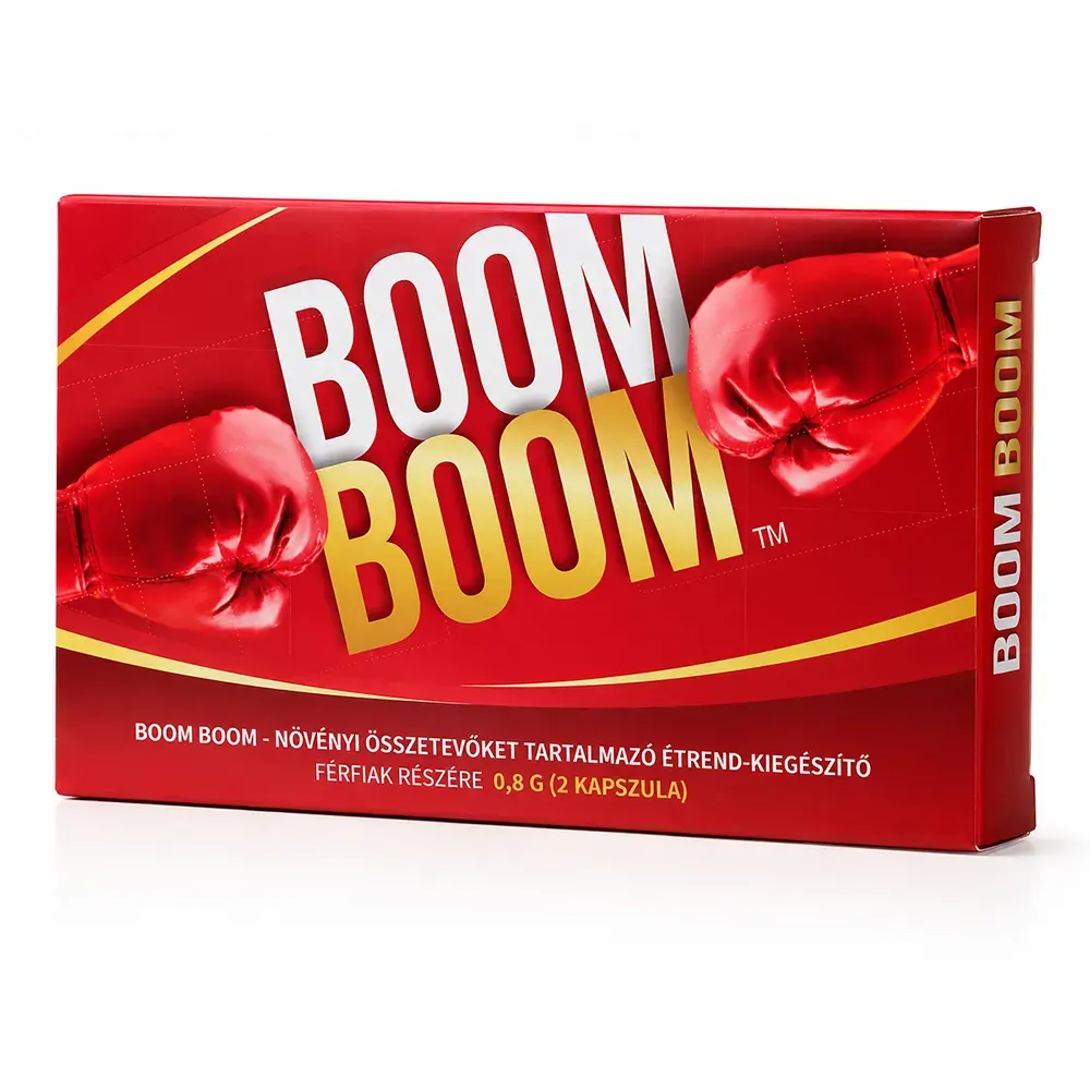Boom Boom étrend kiegészítő kapszula férfiaknak - 2db Boom Boom étrend kiegészítő kapszula férfiaknak - 2db