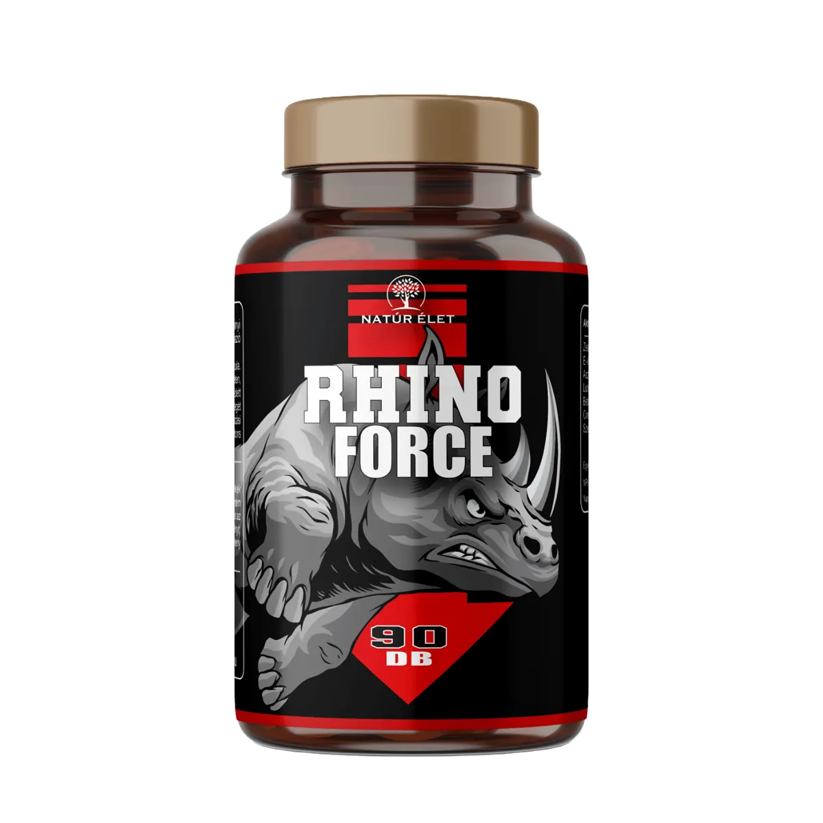 Natúr Élet Rhino Force kapszula - ágyéki nyiroktisztítás férfiaknak - 90db