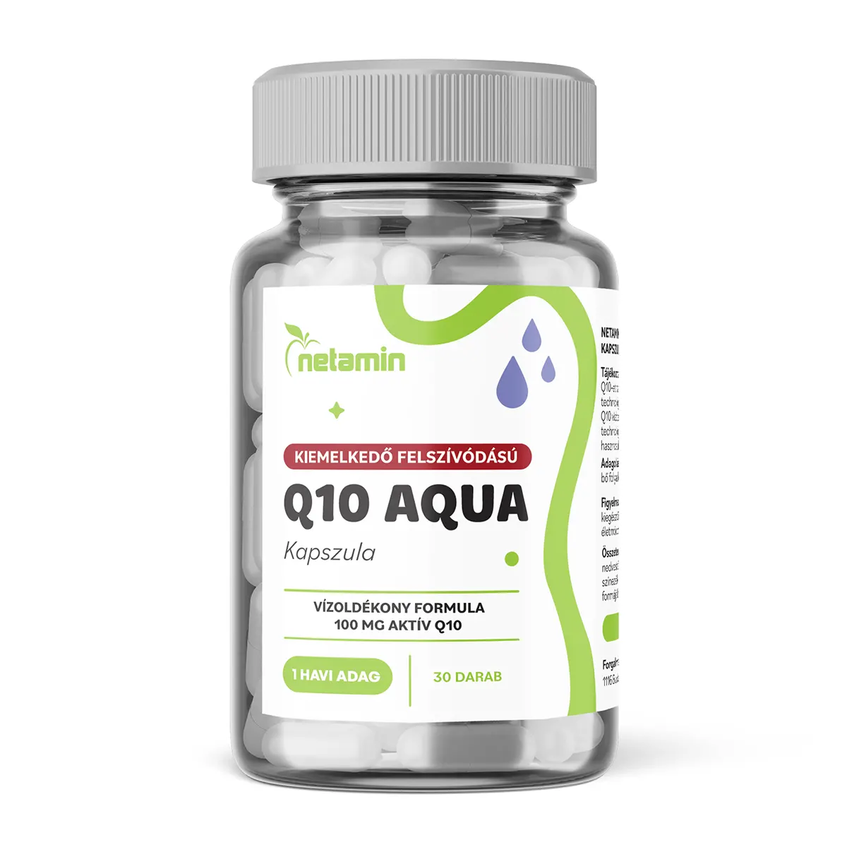 Netamin Q10 Aqua kapszula - 30db