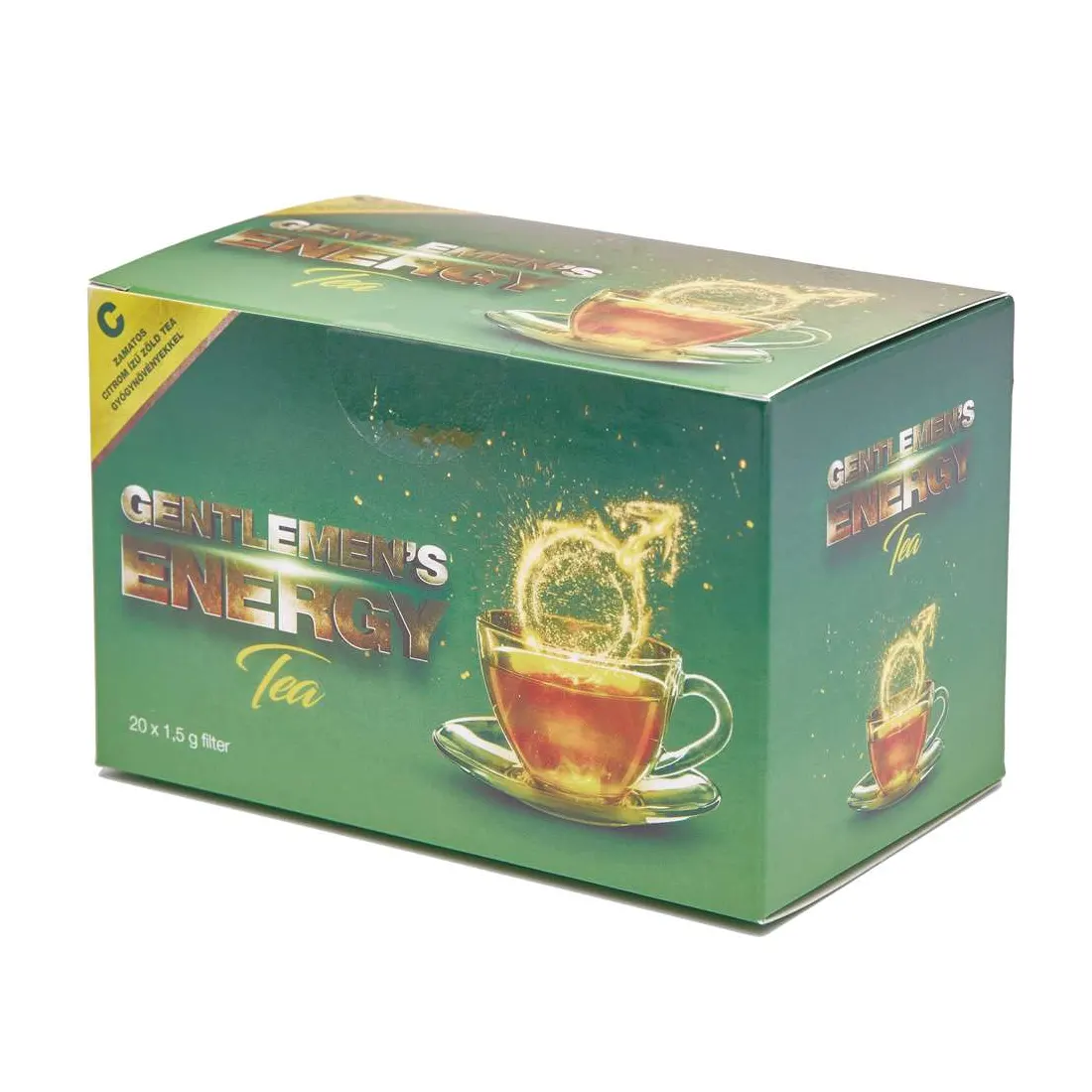 Superherb Gentlemen's Energy citromos zöld tea férfiaknak - 20 filter Superherb Gentlemen's Energy citromos zöld tea férfiaknak - 20 filter