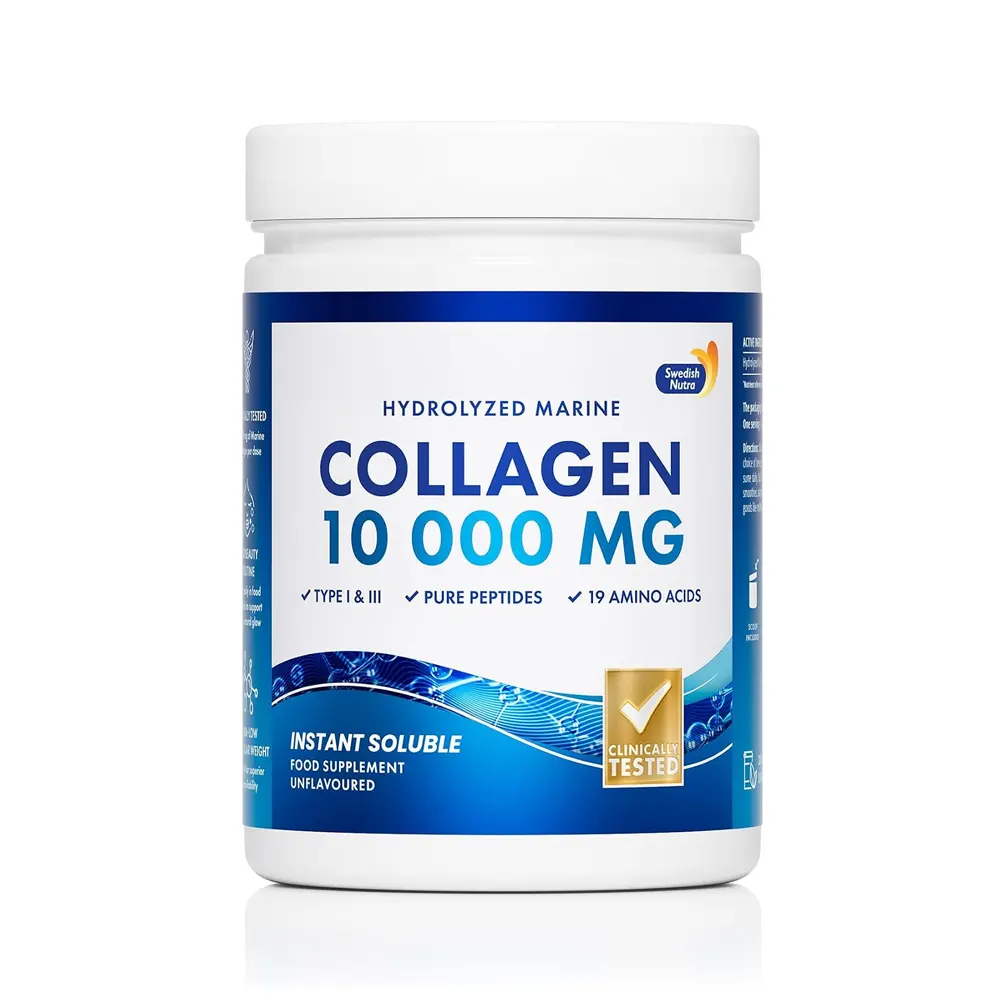 Swedish Nutra Hidrolizált halkollagén por - 300g