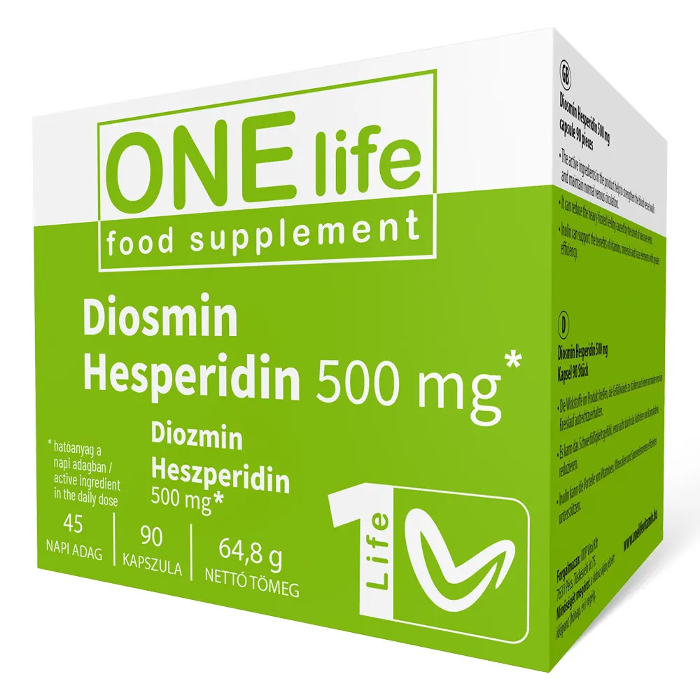 One Life Vitality Diozmin Heszperidin kapszula - 90db