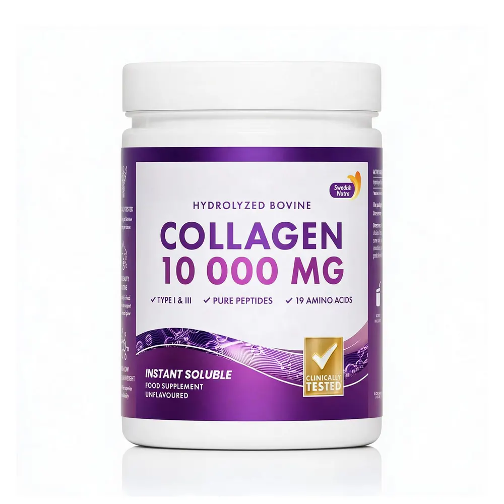 Swedish Nutra Hidrolizált marhakollagén por - 300g
