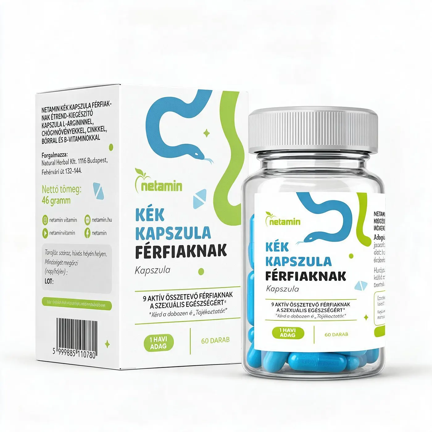 Netamin Kék Kapszula férfiaknak - 60db